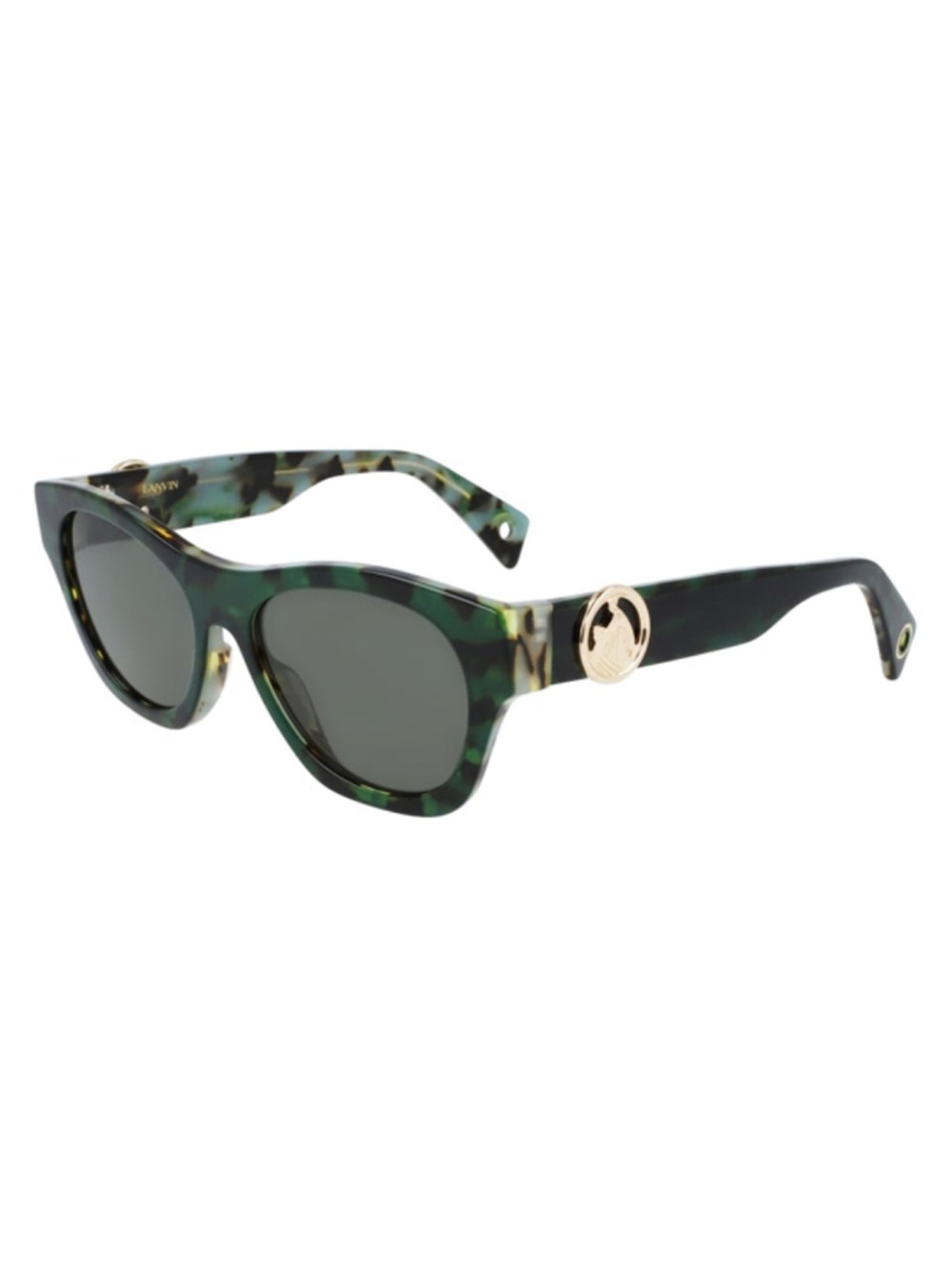 LANVIN GREEN HAVANA UNISEX SUNGLASSES LNV604S